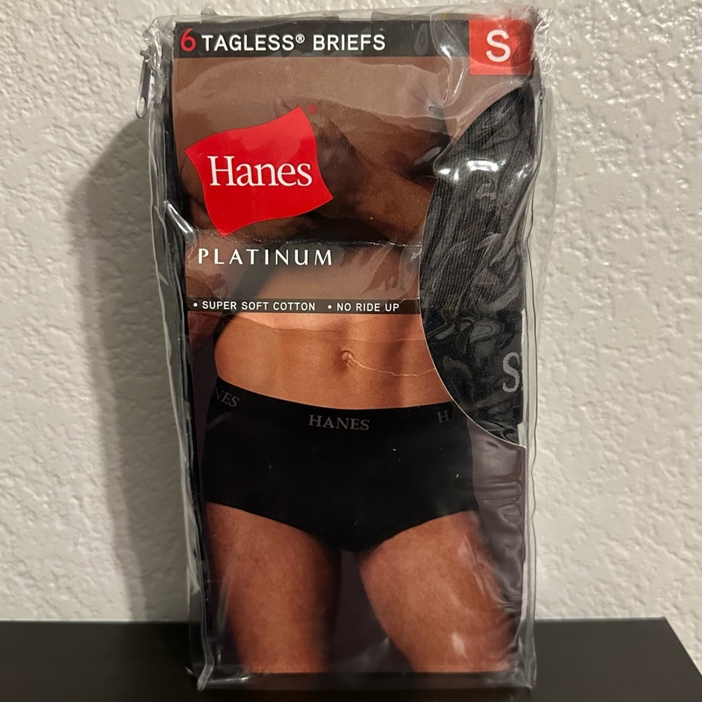 Men’s Hanes Platinum Briefs Size S